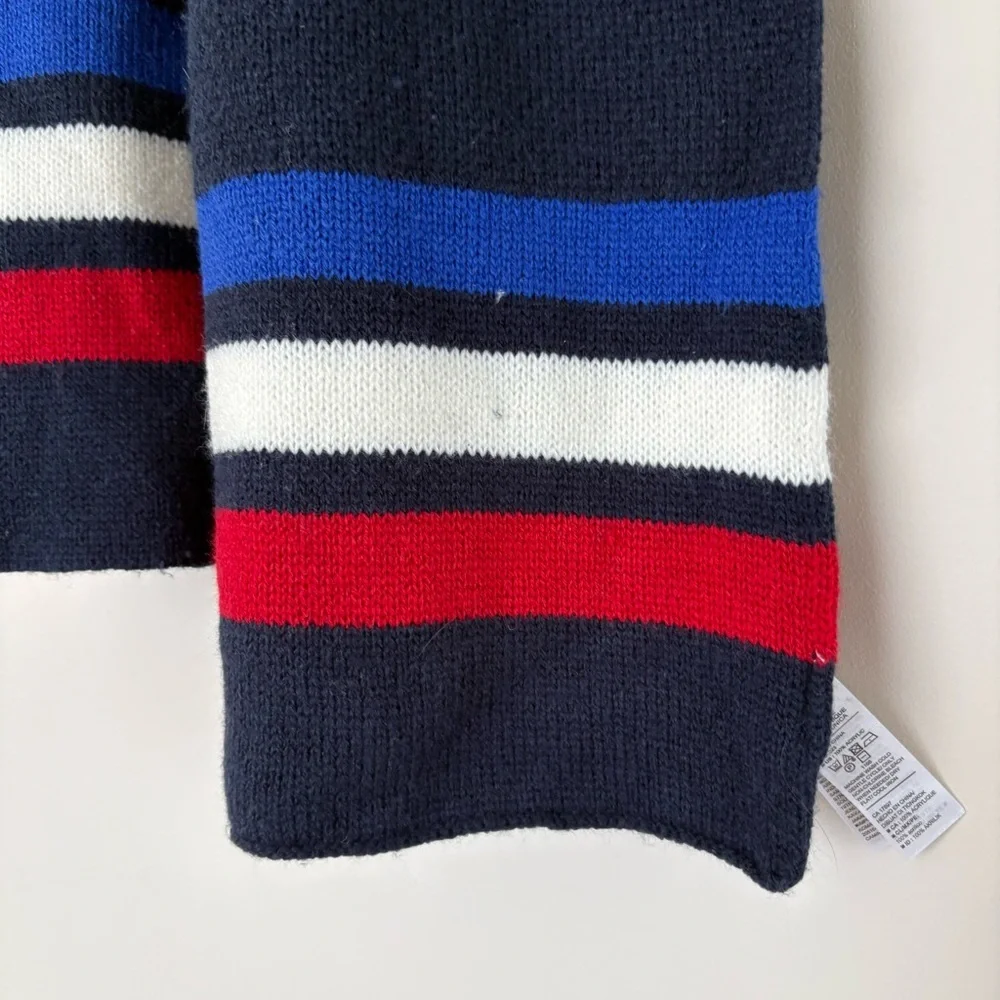 Old Navy Navy Scarf with Stripes